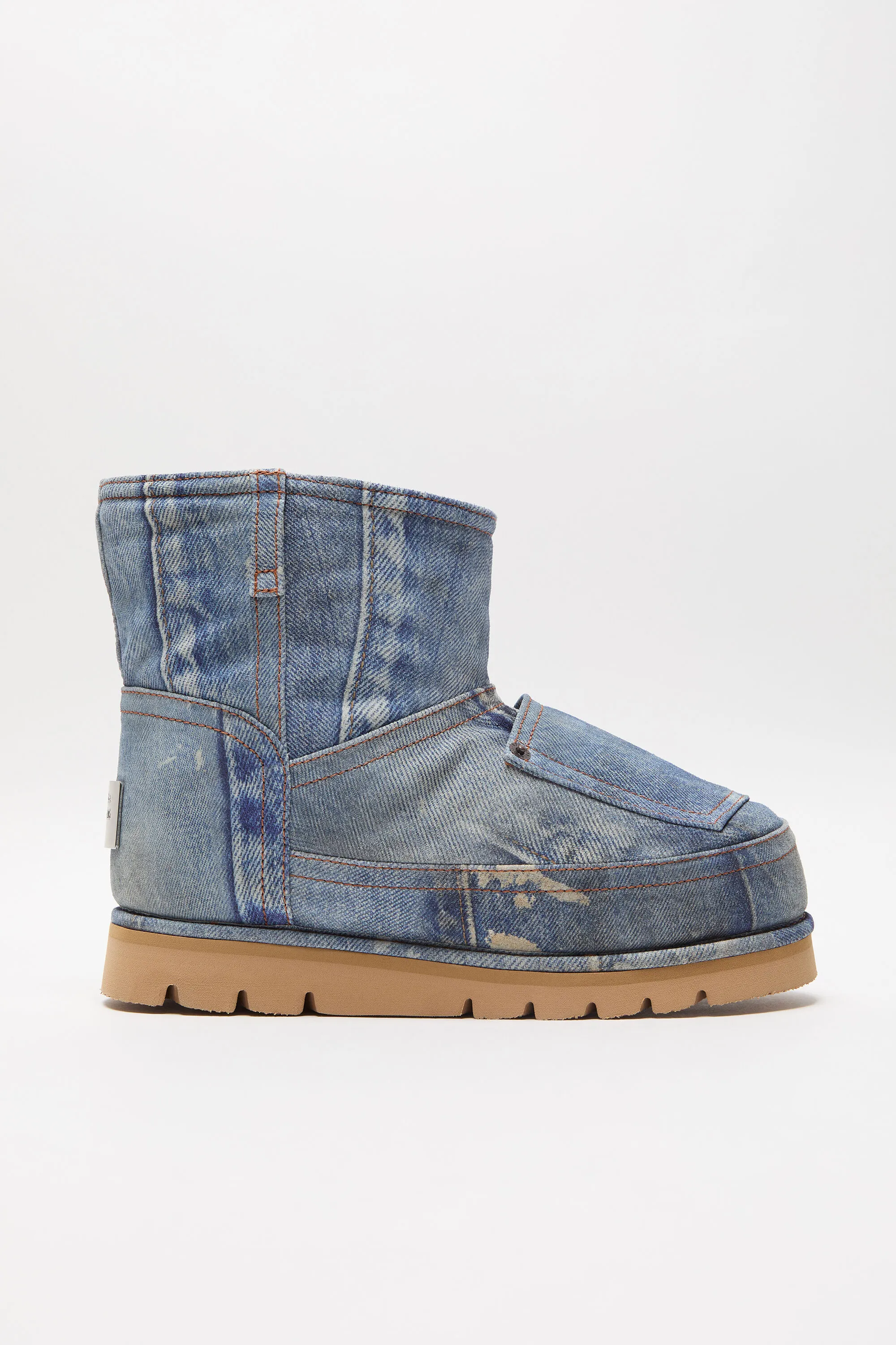 

Полусапоги из кожи с принтом Acne Studios, Multi blue