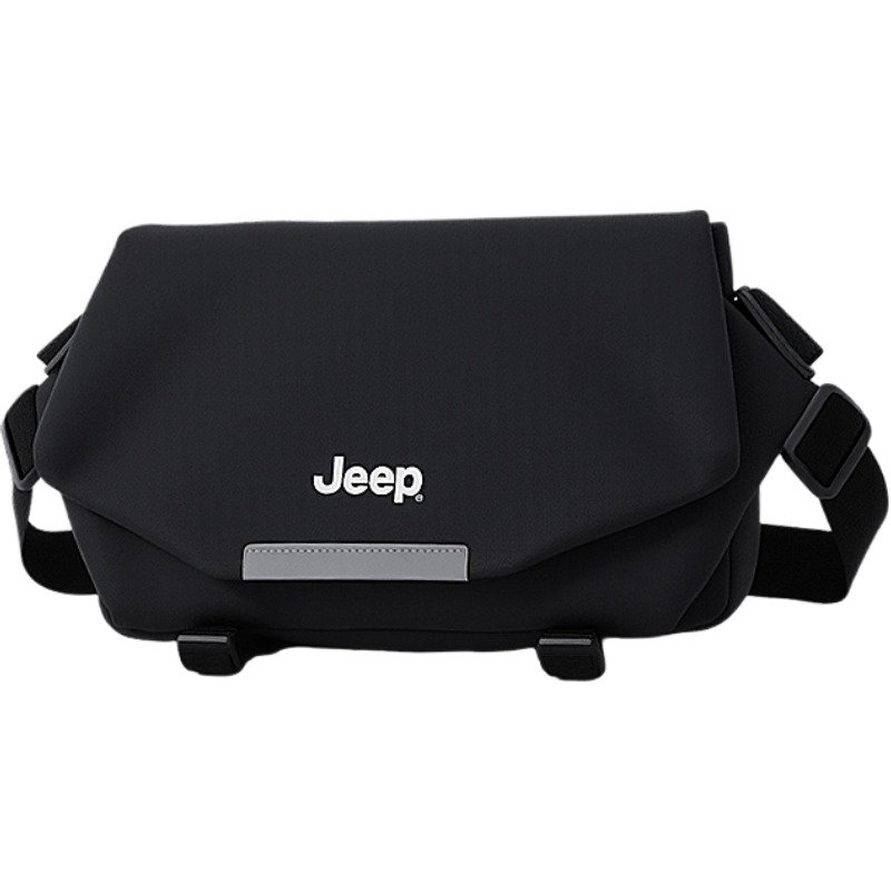 

Jeep Плечевая сумка из ПВХ мужская black