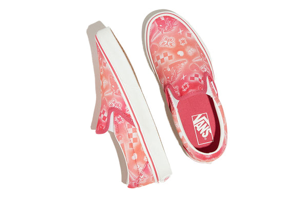 Кроссовки classic slip-on 'better together - fuchsia purple' Vans, розовый — фото 3