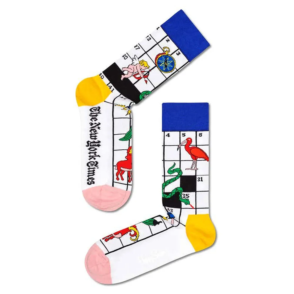 

Носки Happy Crossword long, белый