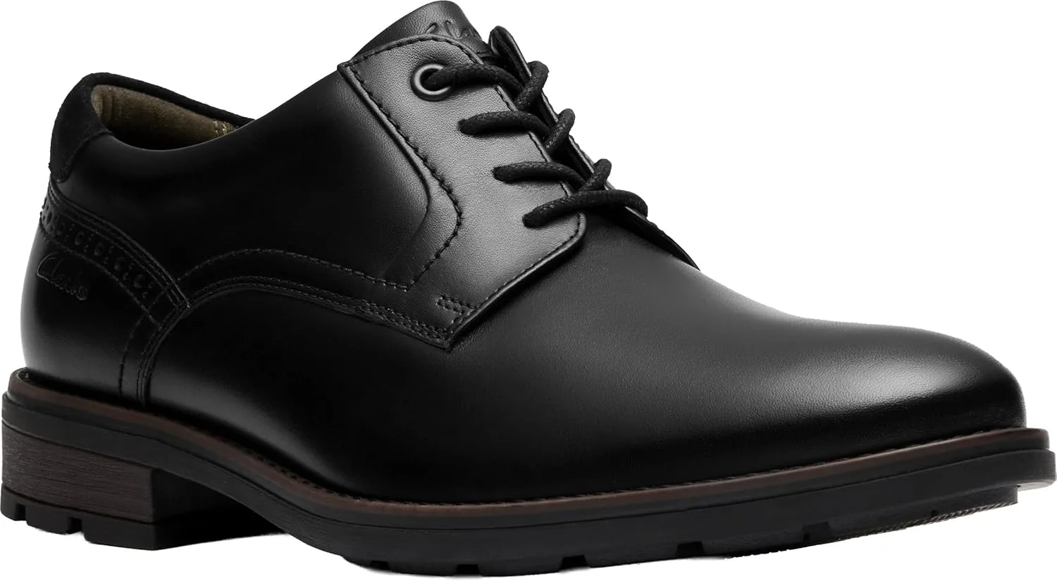 Мужские оксфордские туфли Clarks Emmet Plain, черный