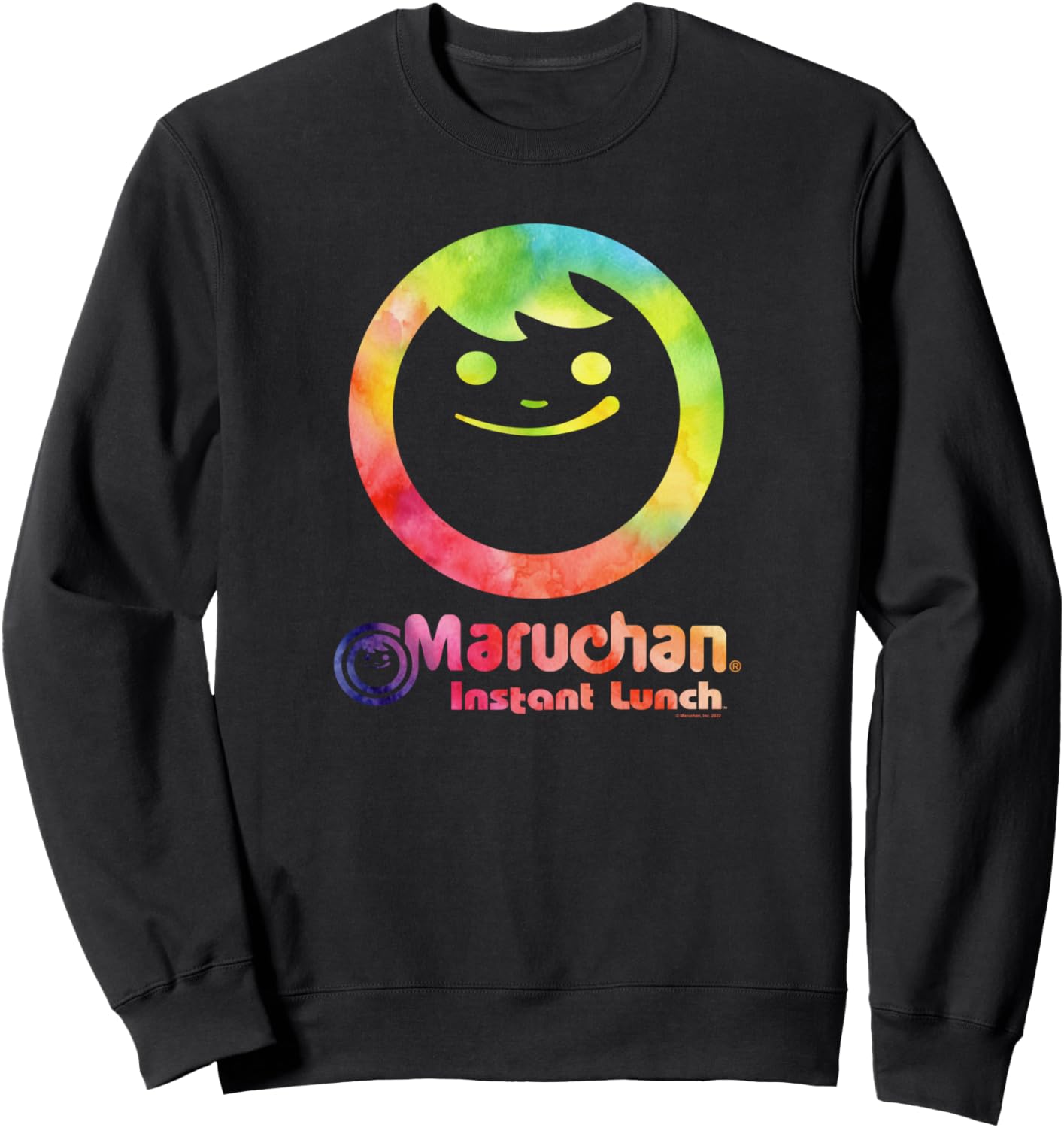 

Толстовка Maruchan Instant Lunch Color Pop Classic Retro Logo Maru-Chan, черный