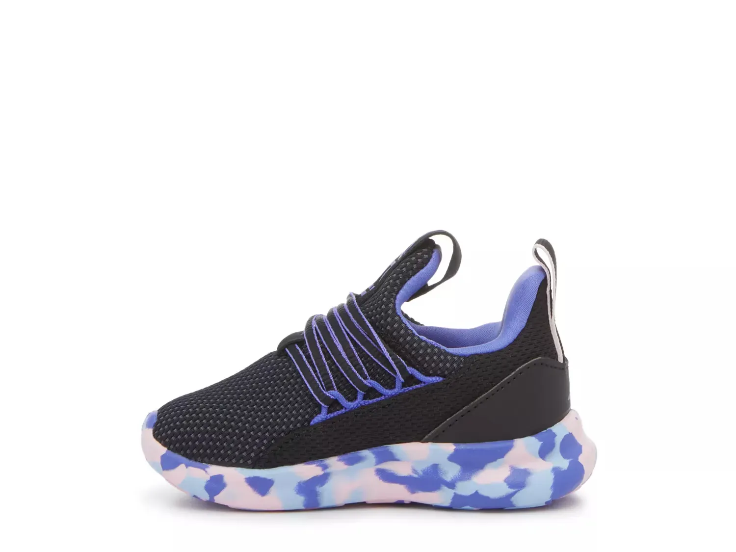 Кроссовки Lite Racer Adapt 7.0 Slip-On — детские Adidas, Black/Purple — фото 3