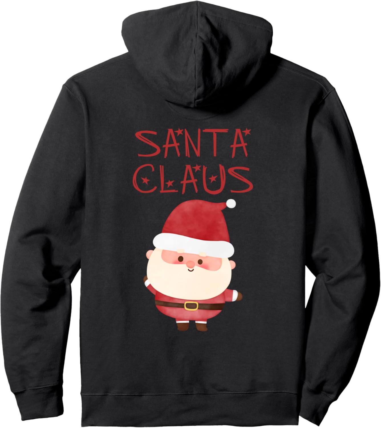 

Рождественская толстовка с изображением Санта-Клауса Christmas Kwanzaa Hanukkah Holiday Shop, черный
