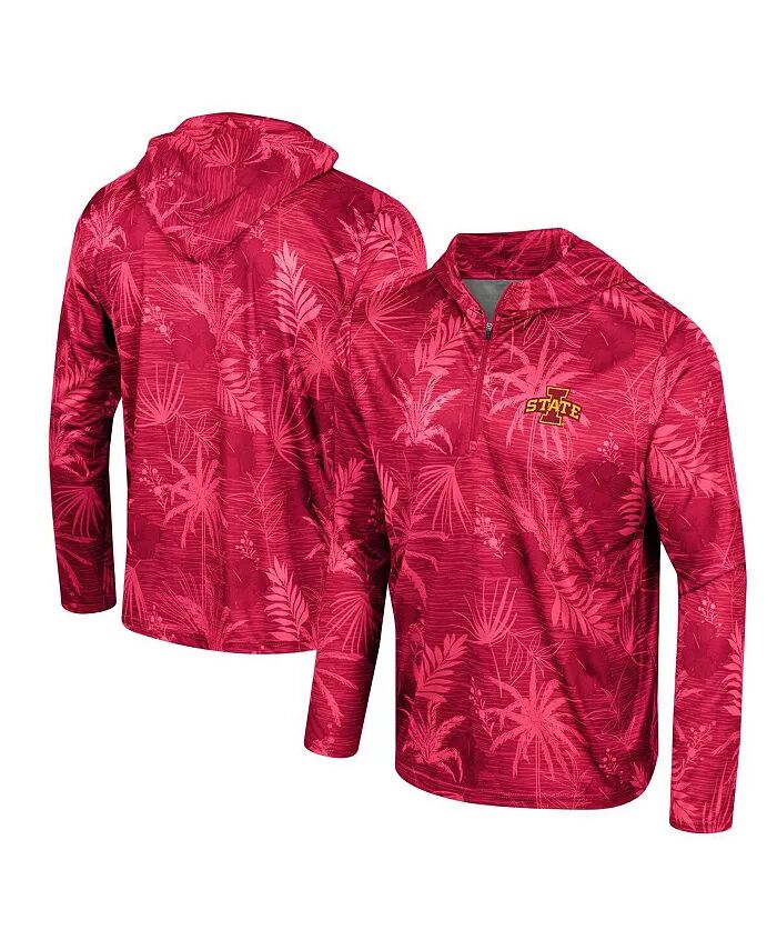 

Мужская легкая толстовка с капюшоном Cardinal Iowa State Cyclones Palms Printed Colosseum