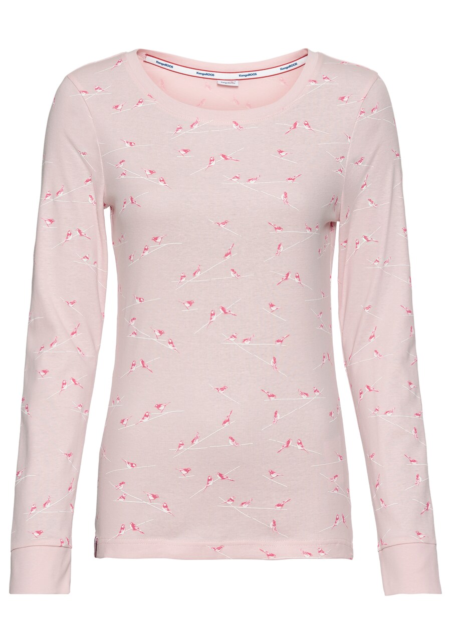 

Лонгслив KangaROOS Shirt, розовый