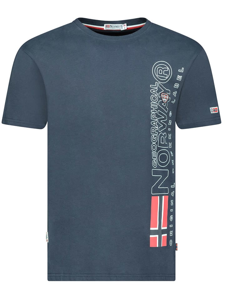 

Футболка Geographical Norway, темно-синий