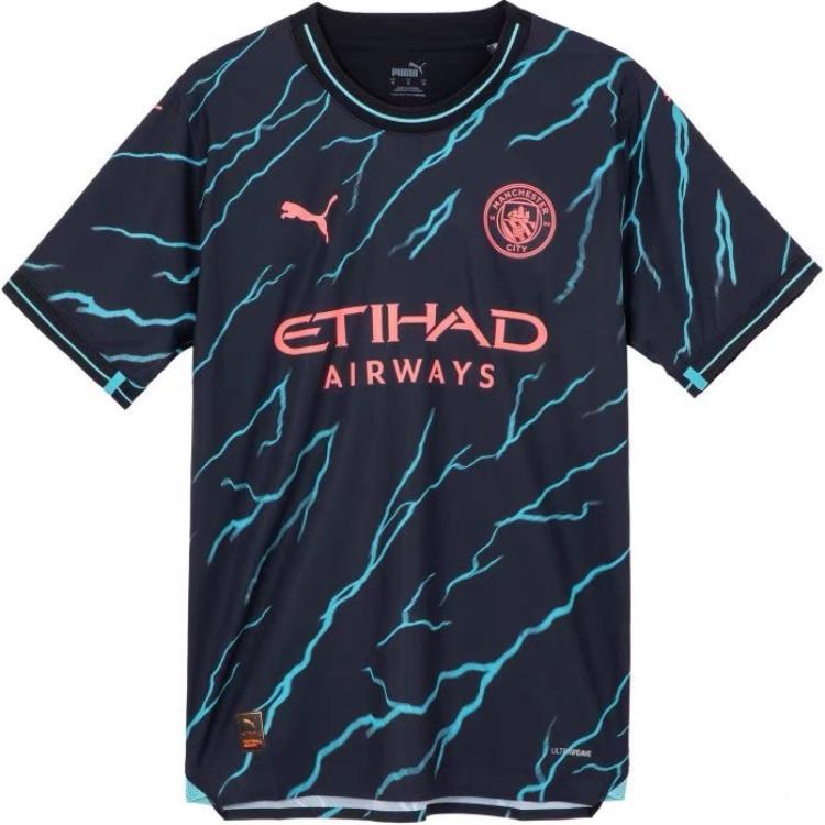 

PUMA Футболка Manchester City F.C. 2023 24 Authentic Third женская Blue
