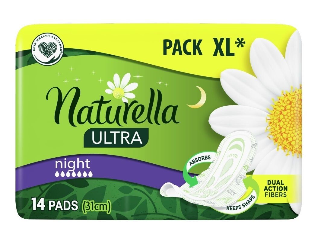 

Naturella Ultra Night гигиенические салфетки, 14 шт.