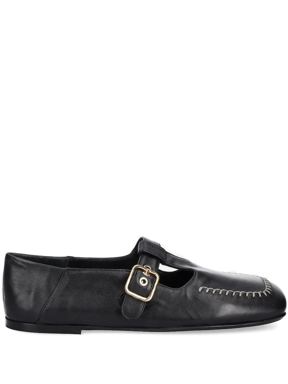 Туфли Cercamic buckle-detail stitched shoes AGL, черный