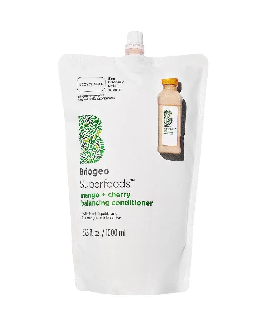 Балансирующий кондиционер для волос Superfoods Mango + Cherry, 958 г Briogeo