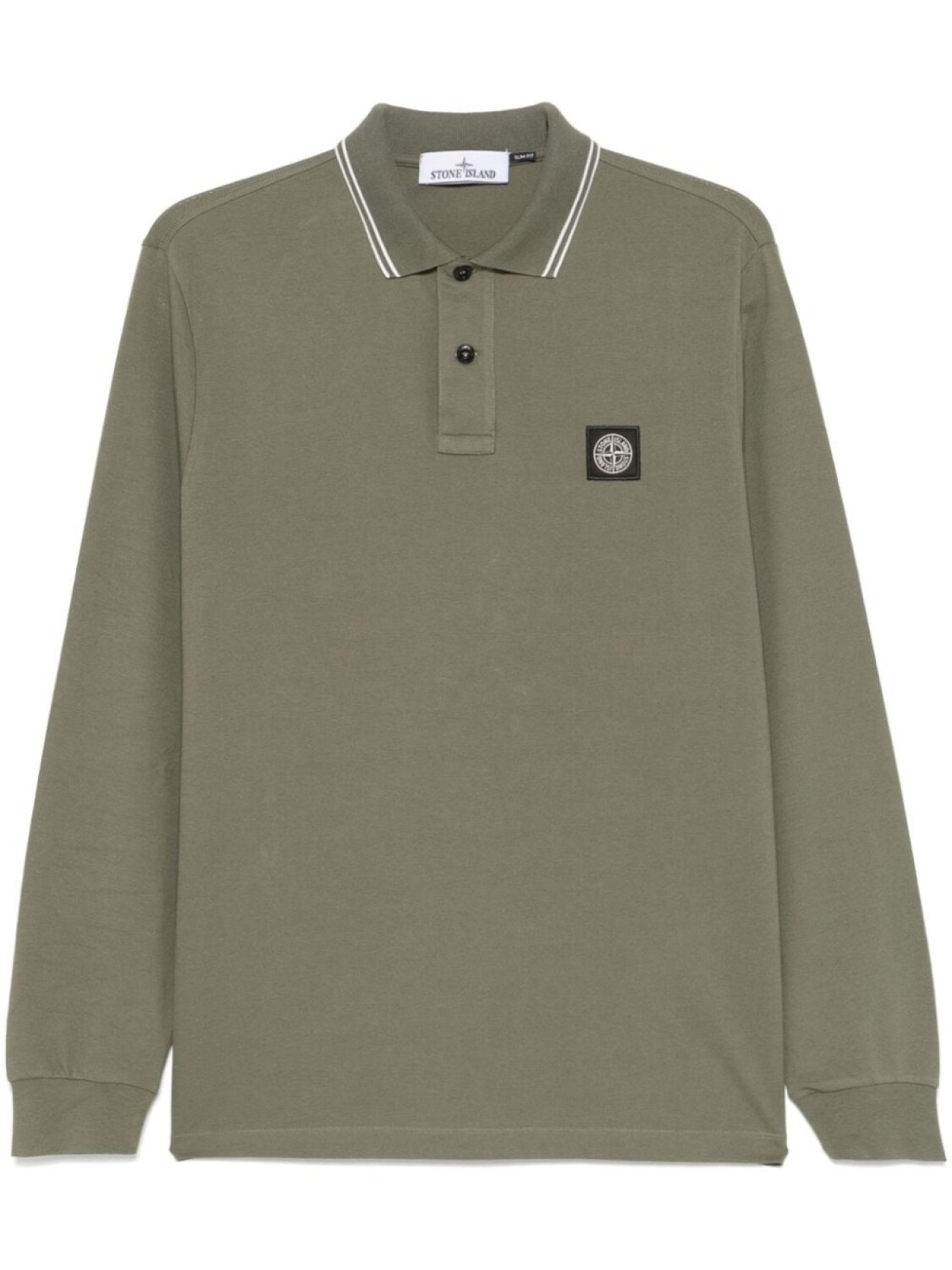 

Рубашка поло из ткани пике Stone Island, зеленый