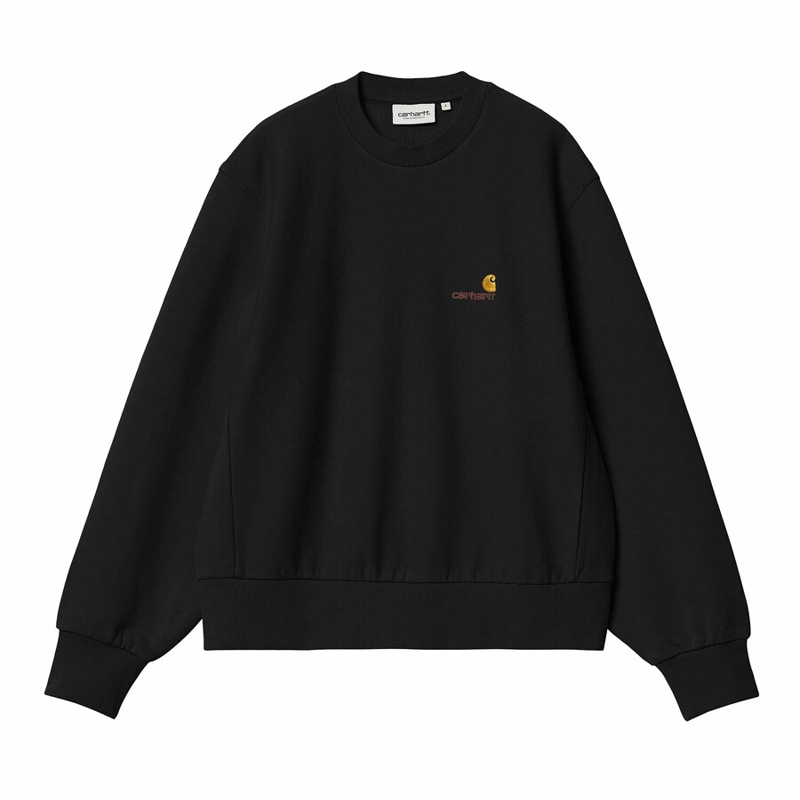 

Толстовка Carhartt WIP American Script, черный