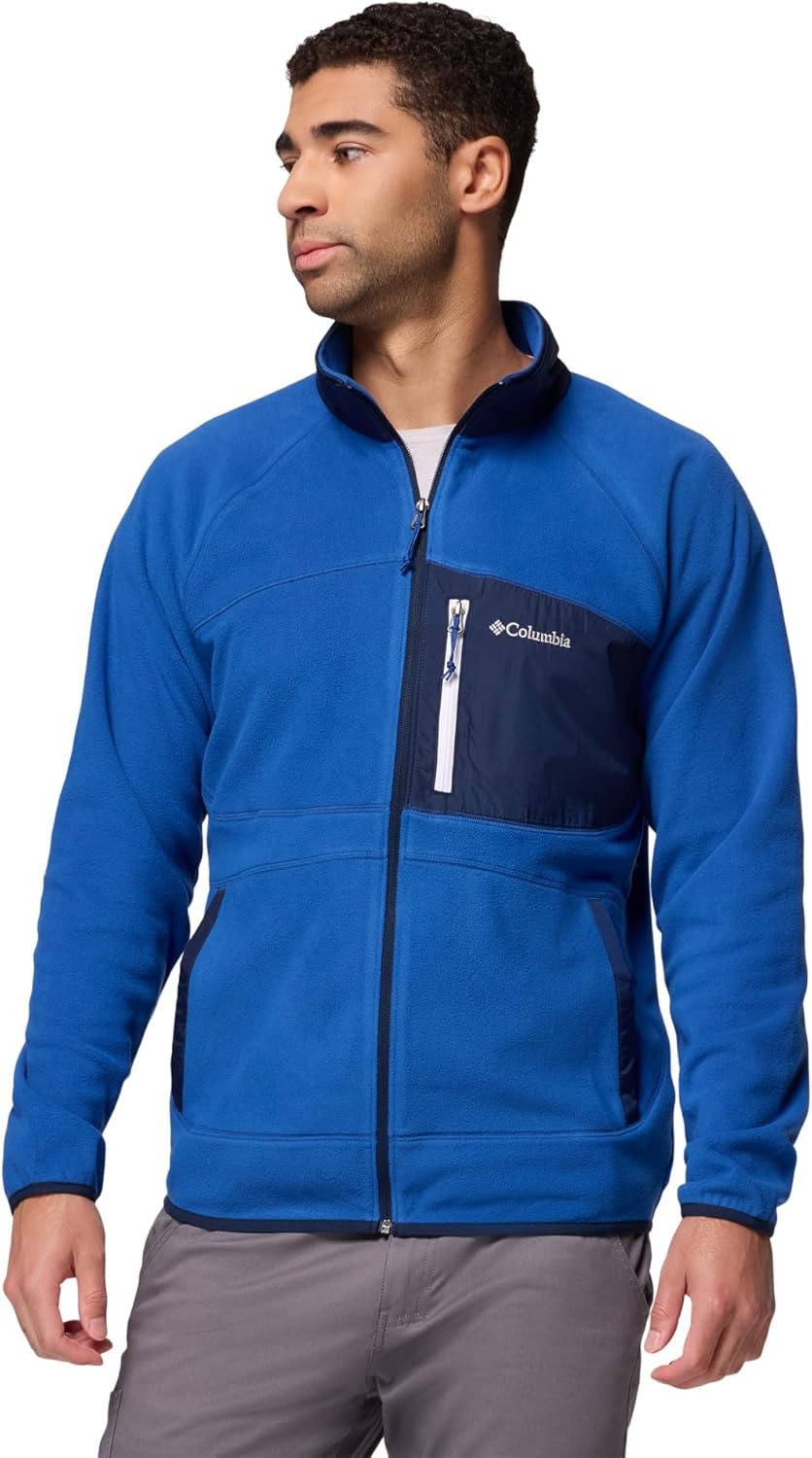

Columbia мужская куртка Fast Trek Overlay Full Zip, Mountain Blue/Collegiate Navy