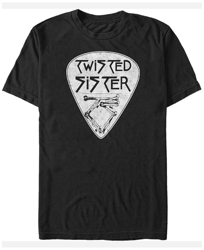 

Мужская футболка с короткими рукавами и логотипом Twisted Sister Fifth Sun, черный