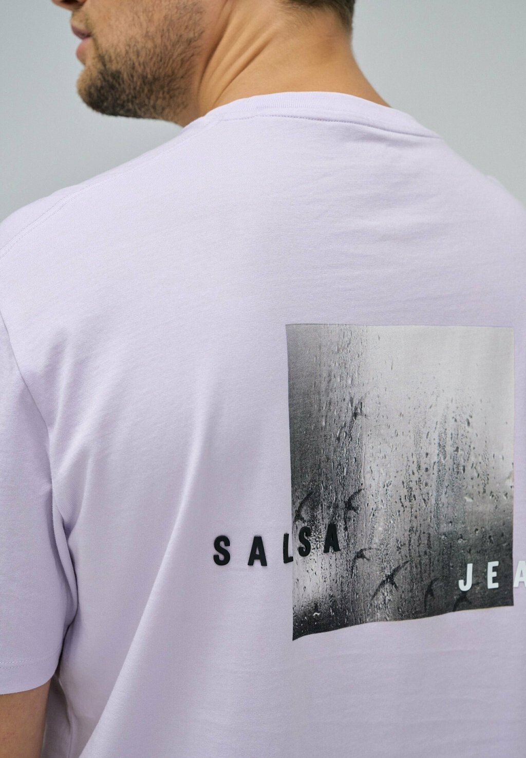 

Футболка с принтом Salsa Jeans, розовый