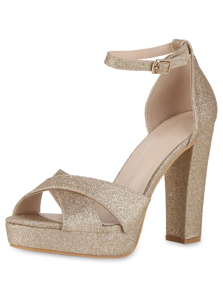 

Сандалии на плоской подошве VAN HILL High Heels Cheryl, золотой