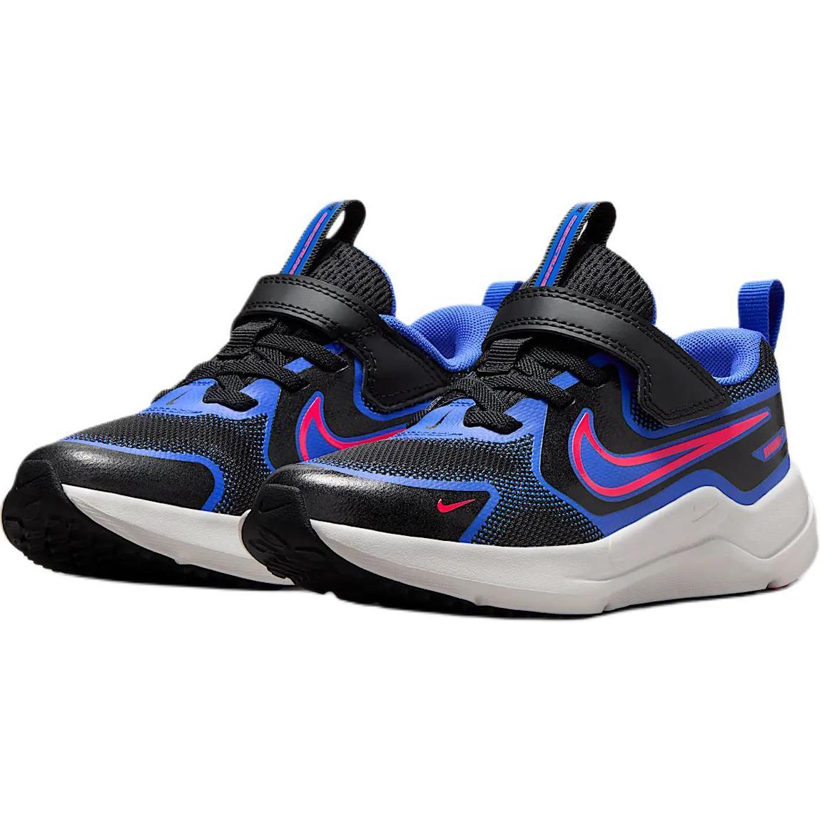 Nike Космические раннер устойчивые к истиранию амортизирующие низкие детские беговые кроссовки black blue kids' — фото 4