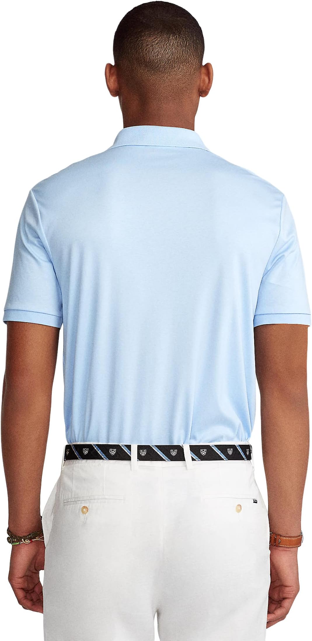 Поло Polo Ralph Lauren Classic Fit Soft Cotton Polo, цвет Office Blue — фото 2