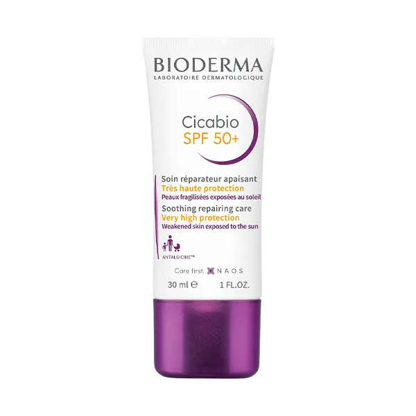 

Лечебный крем с защитой Cicabio Spf50+ Crema Bioderma, 30 ml