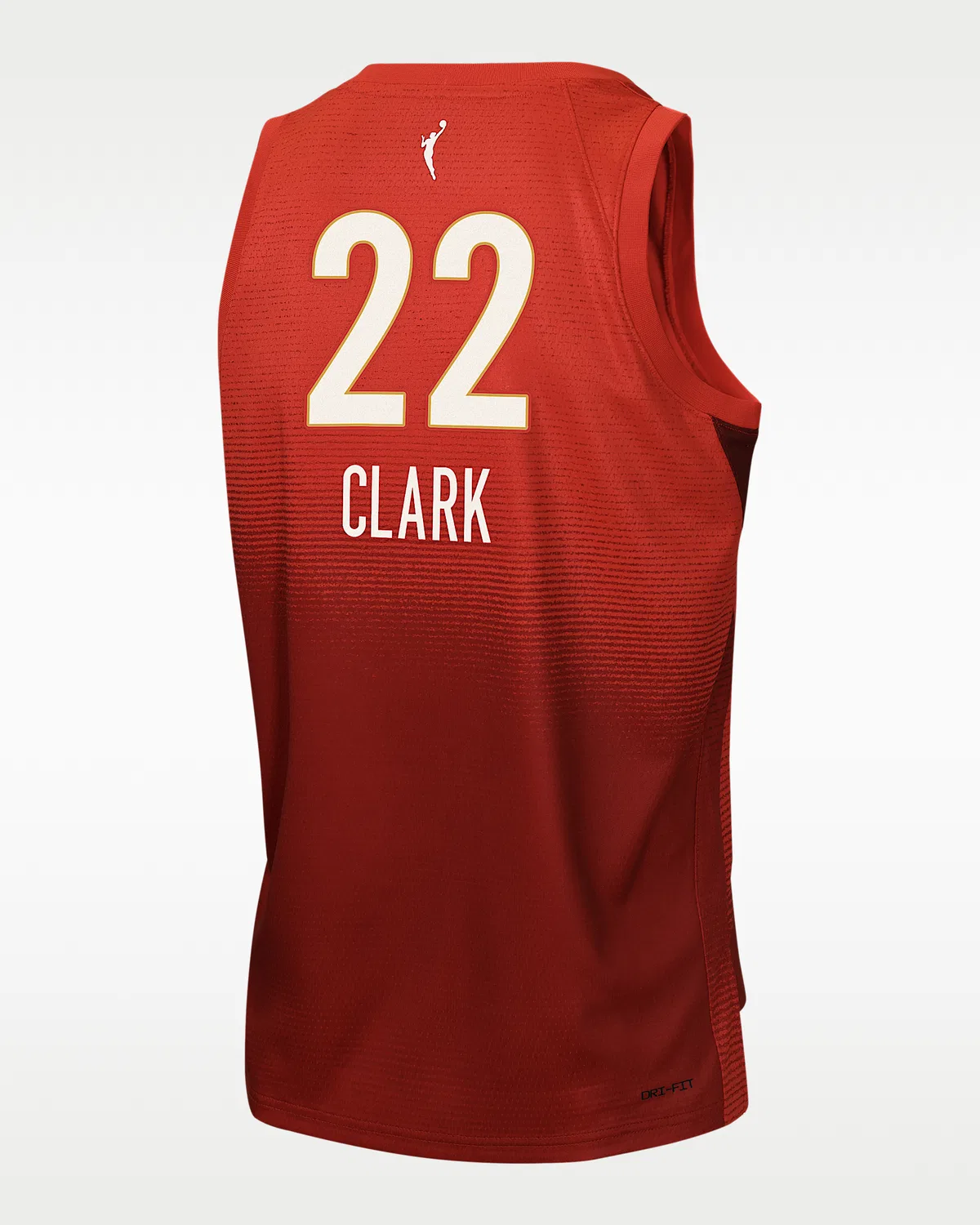 Большая детская майка Nike WNBA Caitlin Clark Indiana Fever Rebel Edition, University Red — фото 2