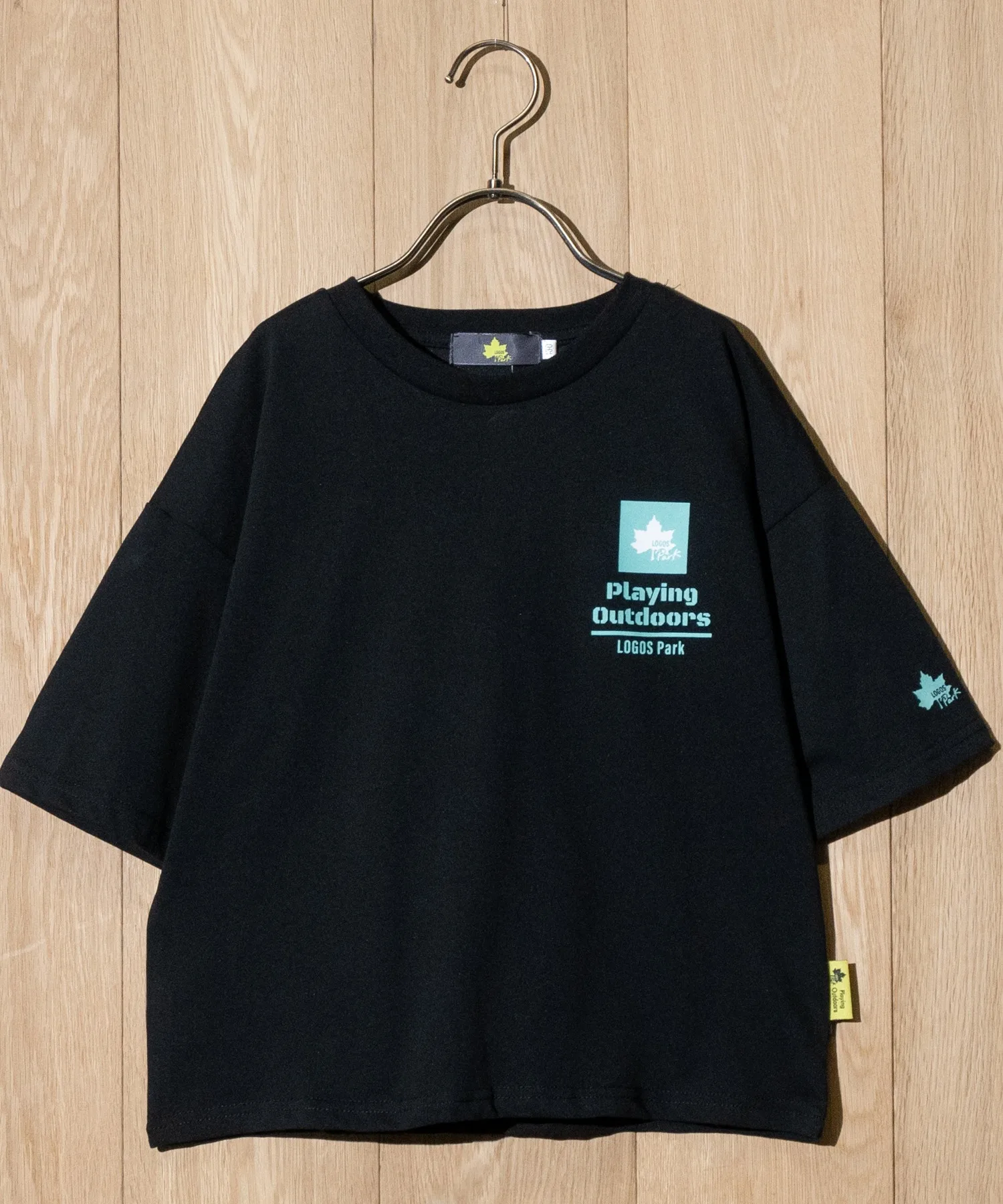 Футболка с принтом LOGOS DRY T-shirt JOHN'S CLOSET чёрная — фото 2