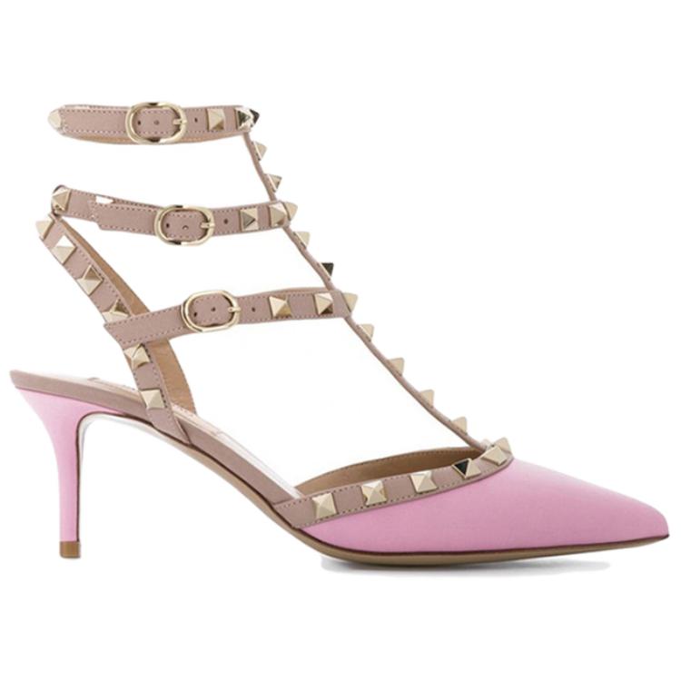 Тонкий каблук Высокие каблуки 6 см Женские Розовые Valentino — фото 3
