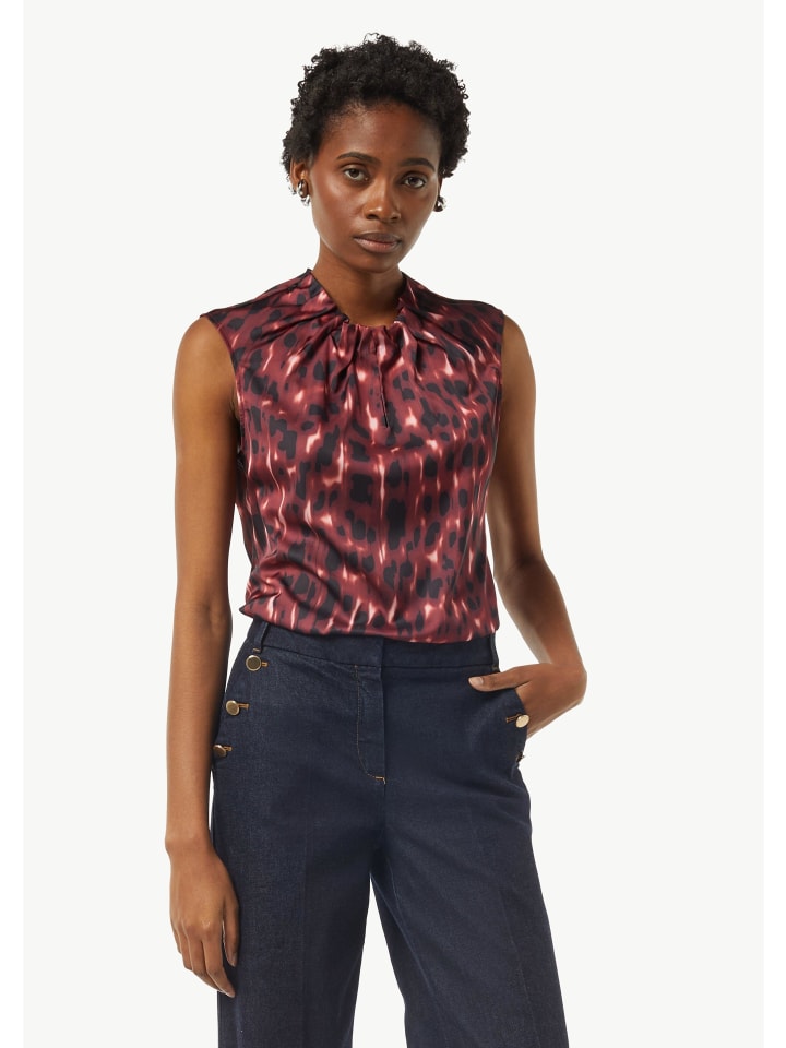 

Блуза comma Bluse ärmellos, красный