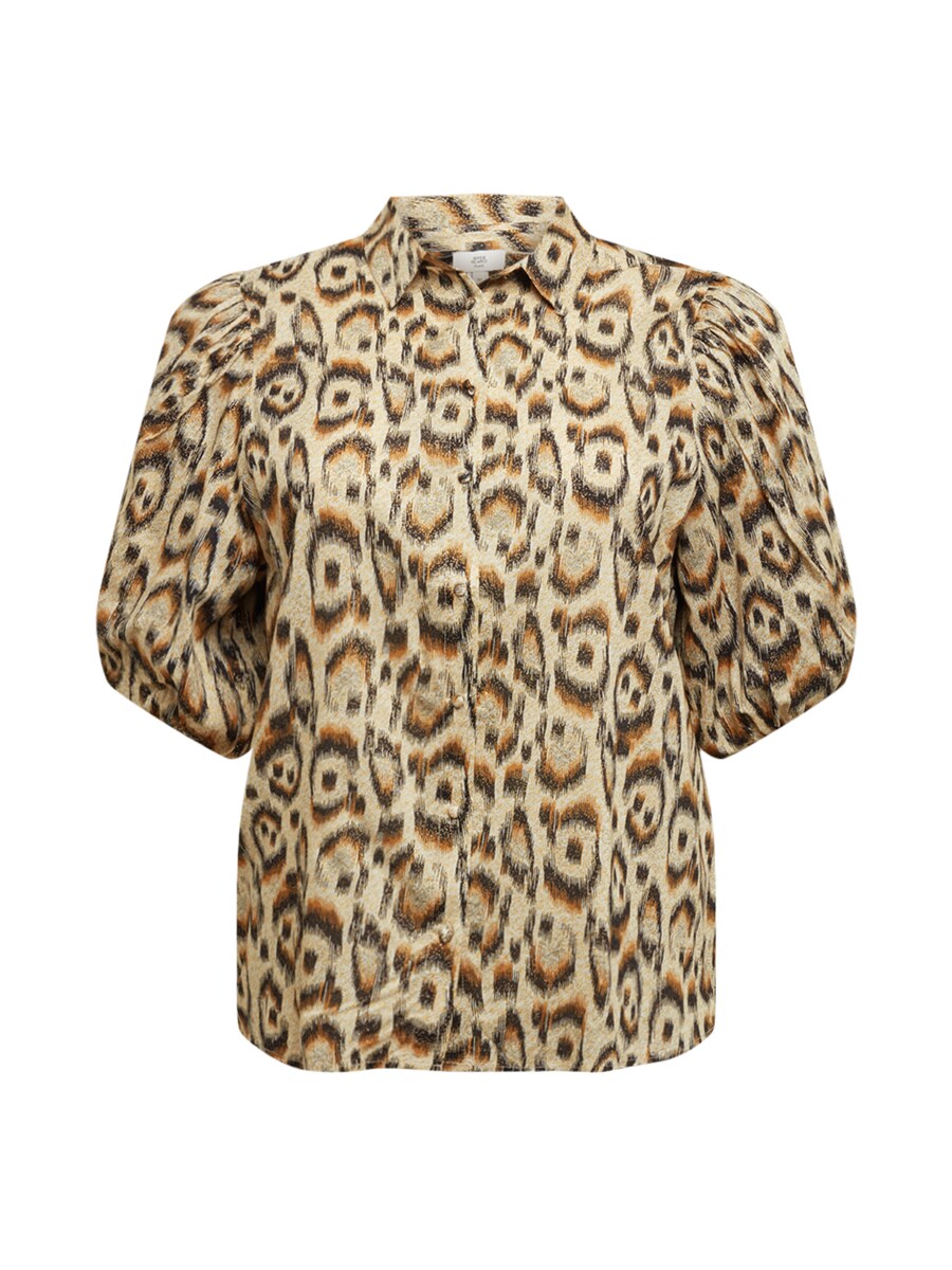 

Блузка River Island Plus, цвет Brown/Caramel/Cognac