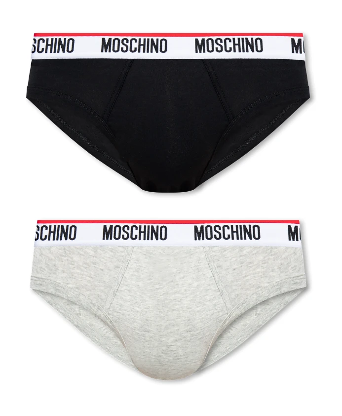 

Фирменные трусы упаковка из 2 шт Moschino, серый