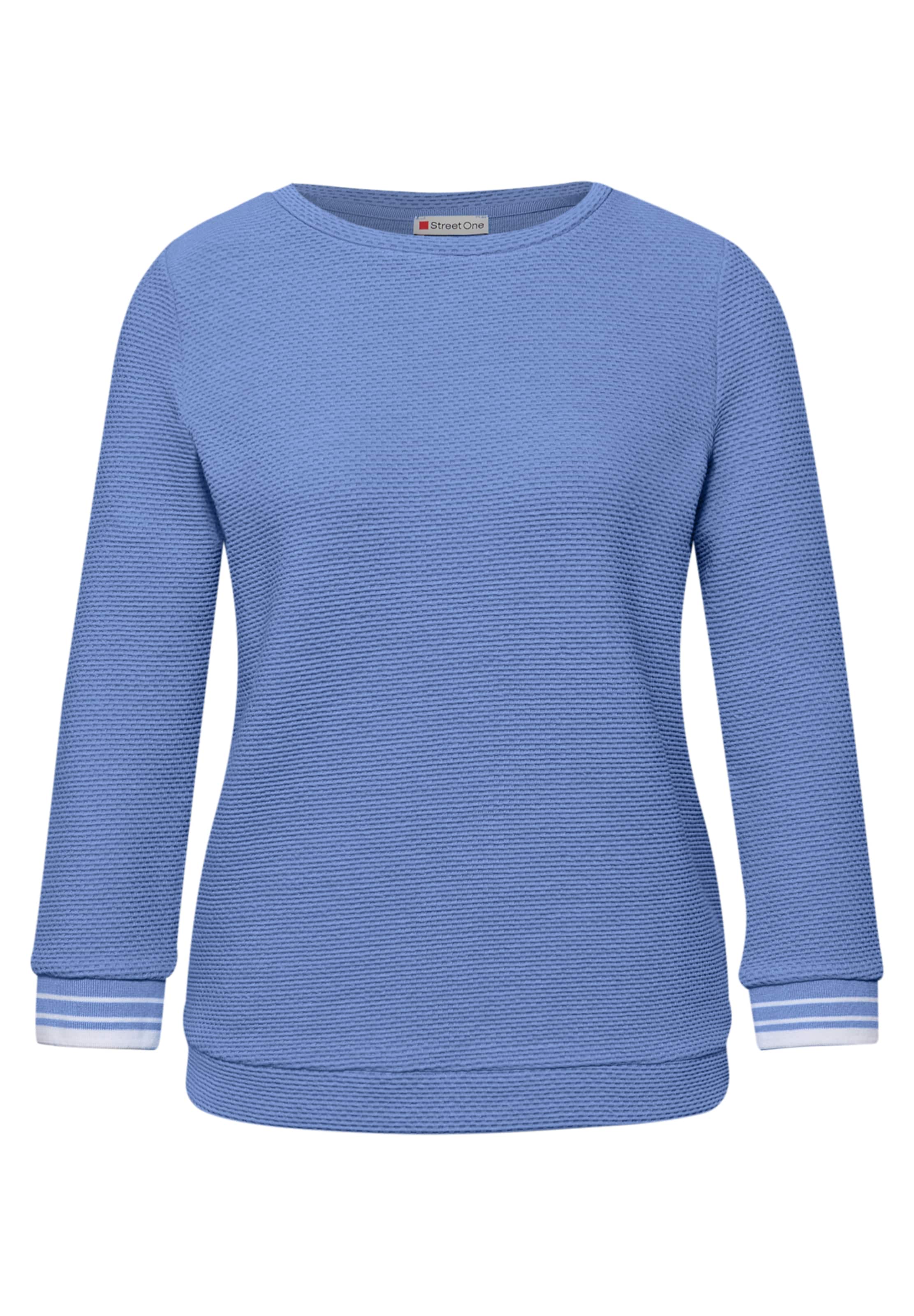 

STREET ONE Лонгслив в светло-голубом цвете