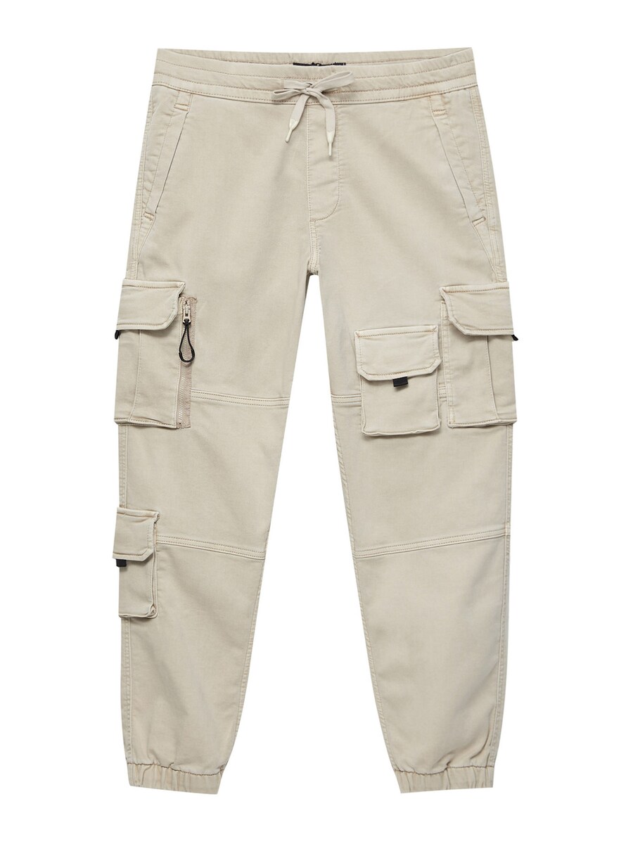 

Зауженные брюки-карго Pull&Bear, серый