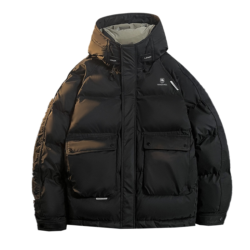 

Пуховик мужской с капюшоном утепленный VanCamel, черный