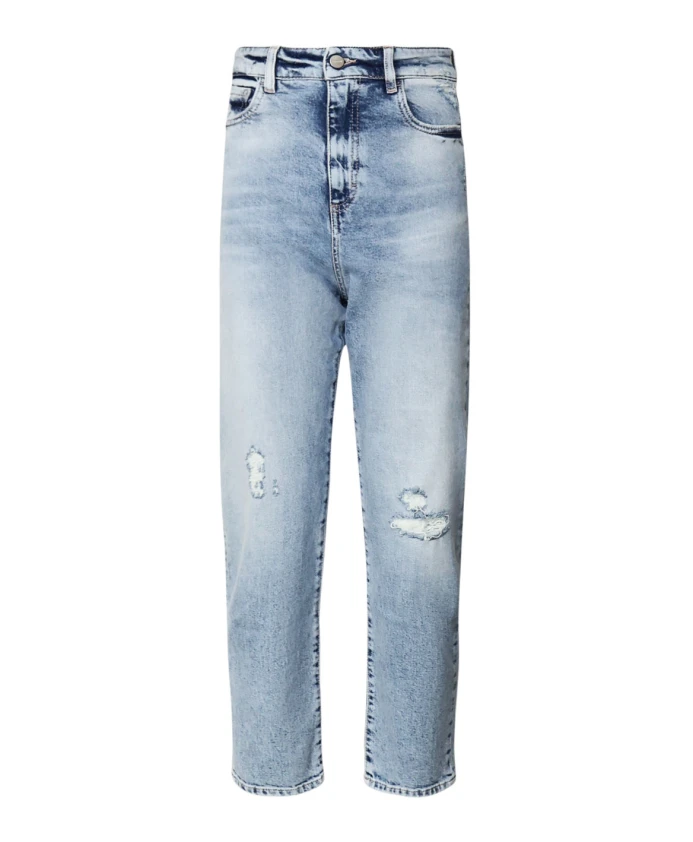 

Прямые джинсы с высокой талией Icon Denim, синий