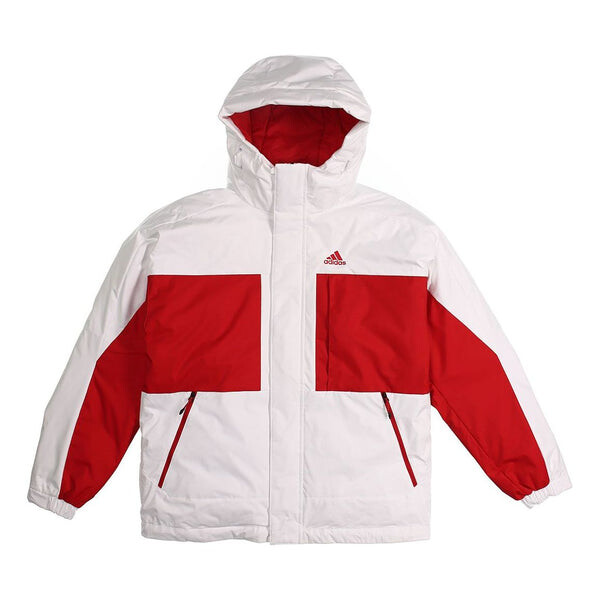 

Пуховик adidas Sports Hooded Down Jacket Men White, белый