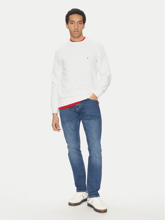 Толстовка обычного кроя Essential MW0MW37232 Tommy Hilfiger, белый — фото 2