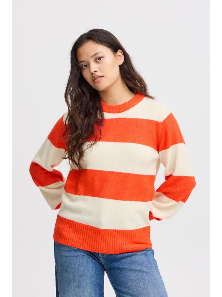 

Пуловер ICHI Strickpullover IHEDEN LS7 20121529 lässiger Strickpullover in