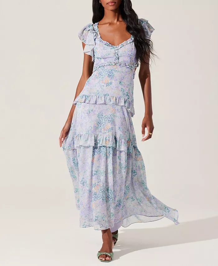 

Женское платье Mabel Maxi ASTR the Label, мультиколор