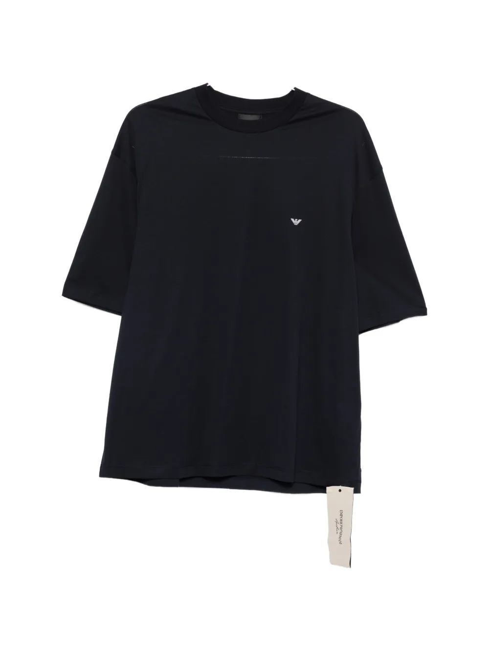 

Футболка с принтом логотипа Emporio Armani, синий