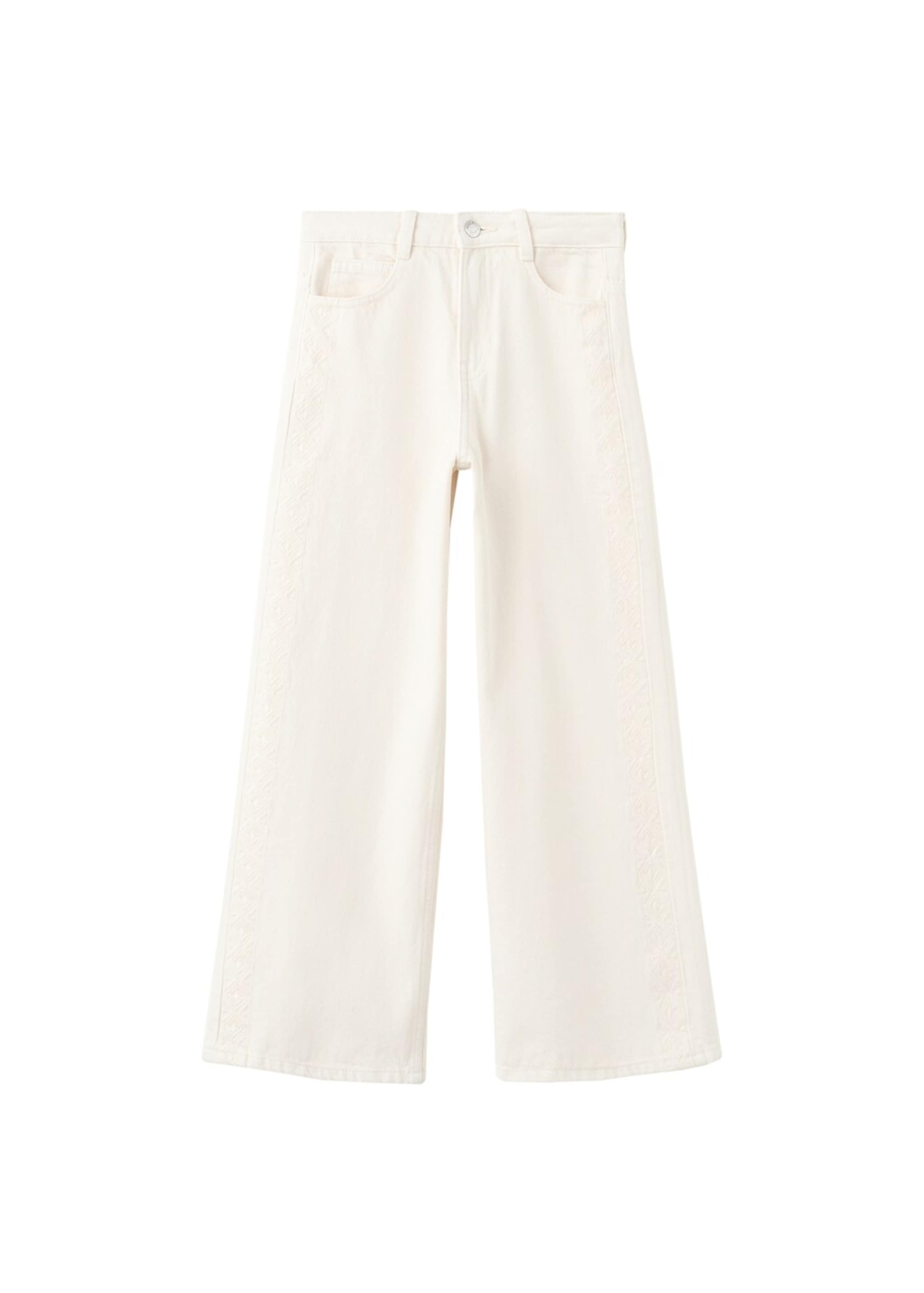 

MANGO KIDS Джинсы Wide leg 'Wideb' в цвете Sand