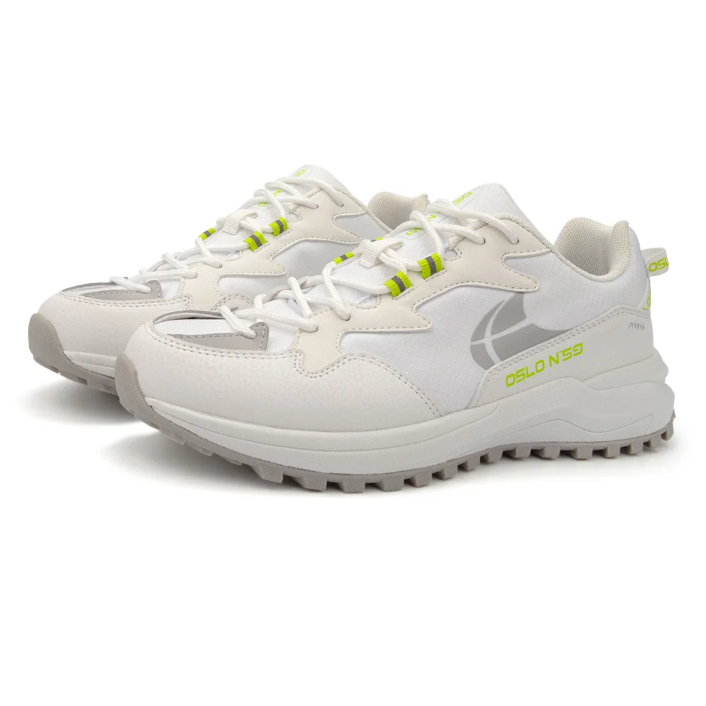 Мужские кроссовки с меш-вставками Troll Sneaker OSLON59 белые