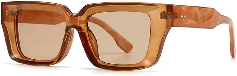 

Солнцезащитные очки UV400 - градиентные очки Rivet Punk для вождения, для женщин и мужчин, для бега и занятий спортом на открытом воздухе generic, Tea Tea