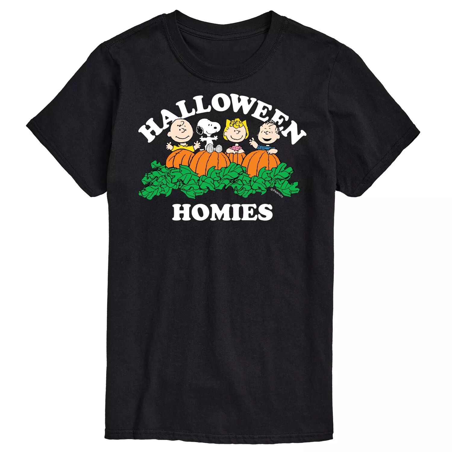 

Футболка Big & Tall Peanuts Halloween Homs Licensed Character, черный