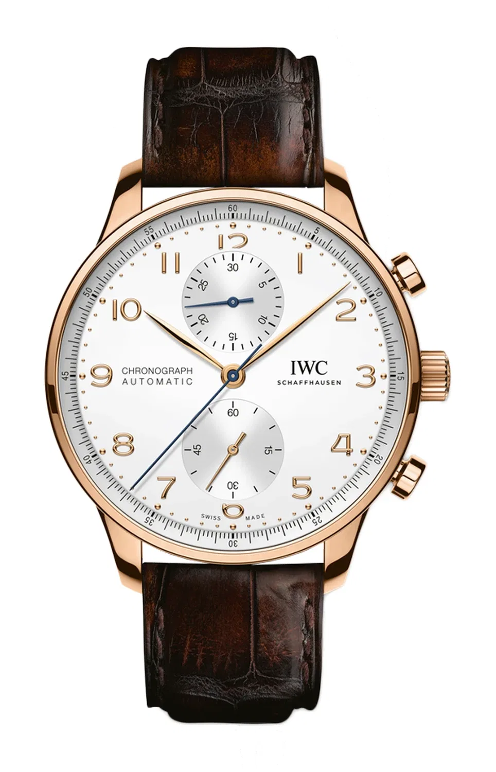 Португезер Хронограф - IW371611 IWC SCHAFFHAUSEN, золотой
