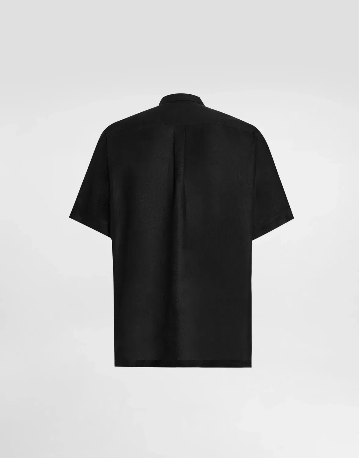Рубашка из льняного полотна с вышивкой DG DOLCE & GABBANA, черный — фото 2