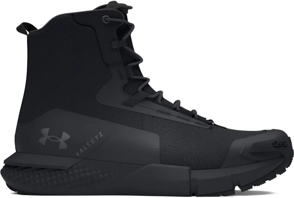 Мужские военные и тактические ботинки Under Armour Charged Valsetz, черный/серый — фото 2