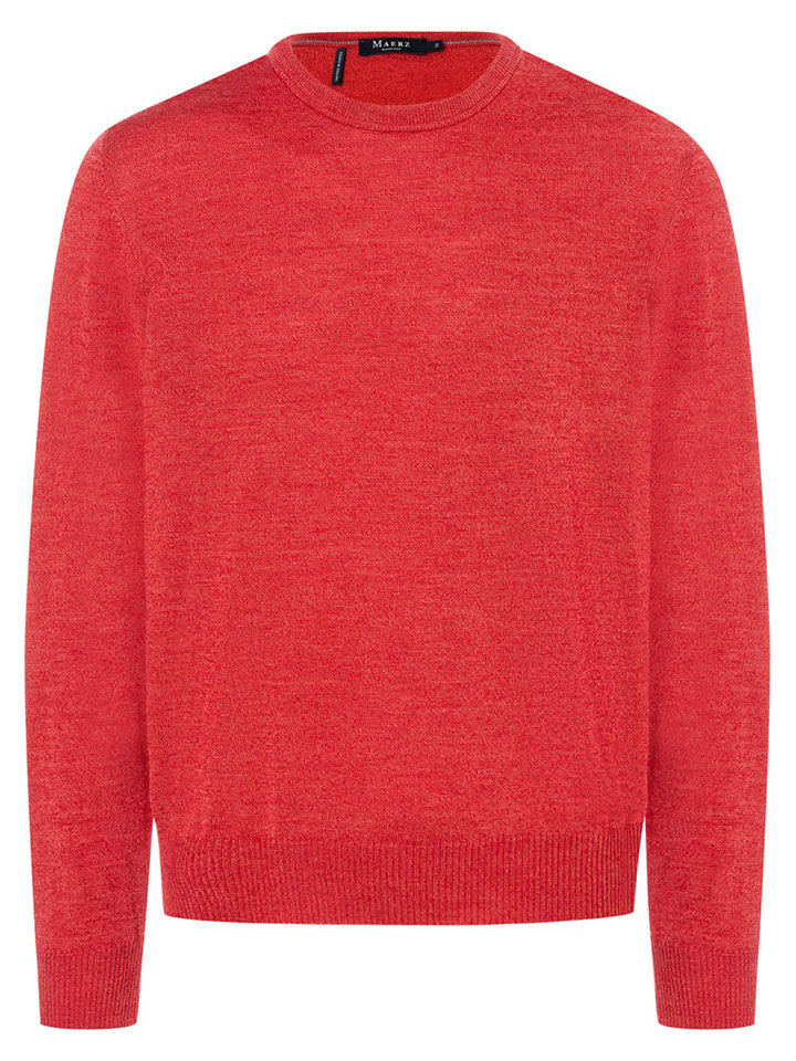 

Maerz Muenchen Шерстяной свитер красного цвета