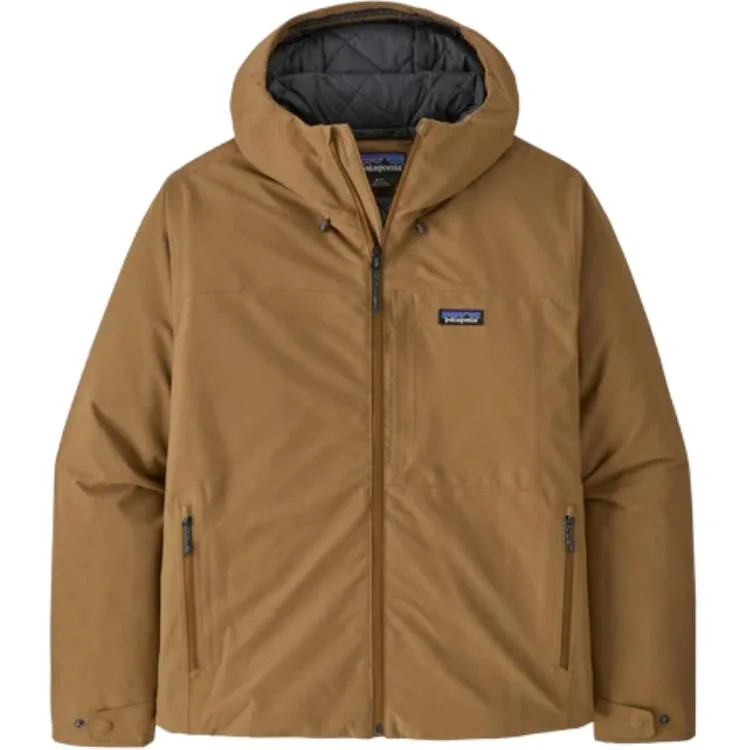 Куртка с капюшоном на молнии Windshadow Patagonia, коричневый/DRBN