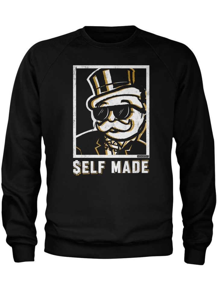 

Пуловер Монополия Самодельная Толстовка черного цвета Monopoly