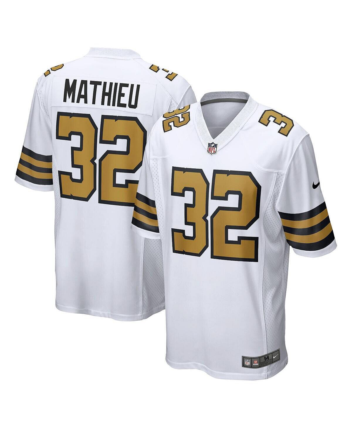 

Мужское белое игровое джерси Tyrann Mathieu New Orleans Saints Player Nike, Белый, Мужское белое игровое джерси Tyrann Mathieu New Orleans Saints Player Nike